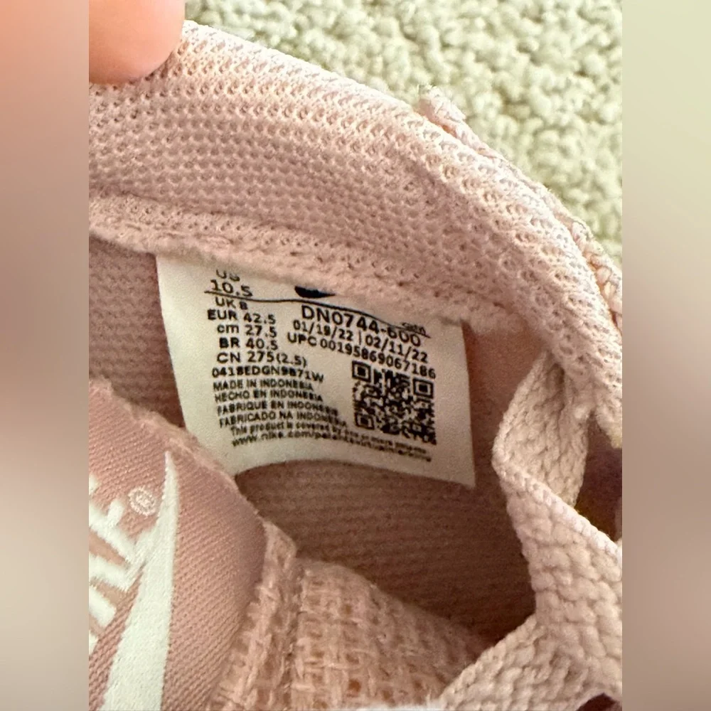 Nike Blazer Low Platform Women's Shoes Pink Oxford/Summit White/Pink Oxford/Rose - Picture 9 of 10